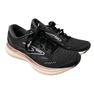 Brooks Women Glycerin 19 1203431D074 Black Running Shoes Size 9.5 D WIDE EUC